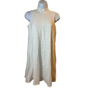 New Calvin Klein White Peekaboo Back Dress Size 4P